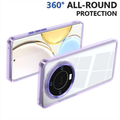 For Honor X9b / X50 / Magic6 Lite Shine High Transparency Acrylic Phone Case - Purple - EDA007376015A