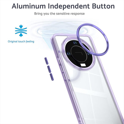 For Honor X9b / X50 / Magic6 Lite Shine High Transparency Acrylic Phone Case - Purple - EDA007376015A
