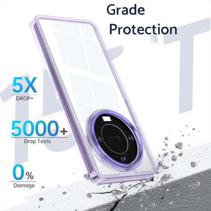 For Honor X9b / X50 / Magic6 Lite Shine High Transparency Acrylic Phone Case - Purple - EDA007376015A
