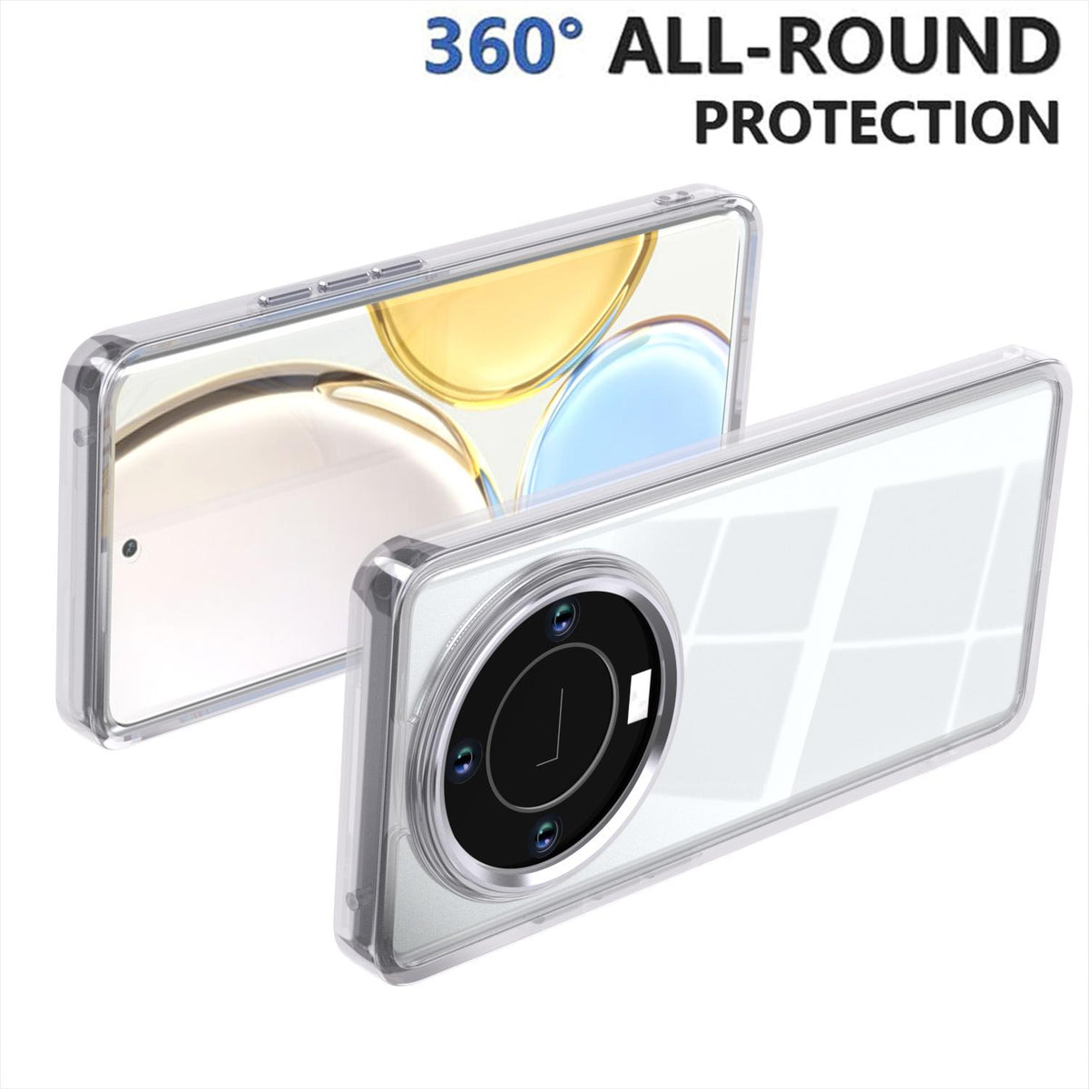For Honor X9b / X50 / Magic6 Lite Shine High Transparency Acrylic Phone Case - White - EDA007376015B