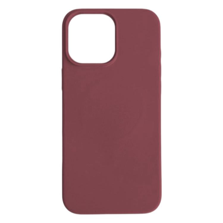 For iPhone 16 Pro Max Liquid Silicone Phone MagSafe Case - Plum - EDA007391201L