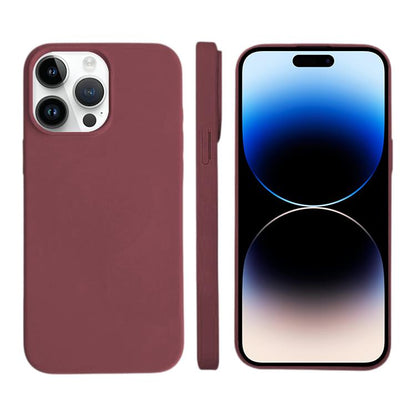 For iPhone 14 Pro Max Liquid Silicone Phone MagSafe Case - Plum - EDA007391212L