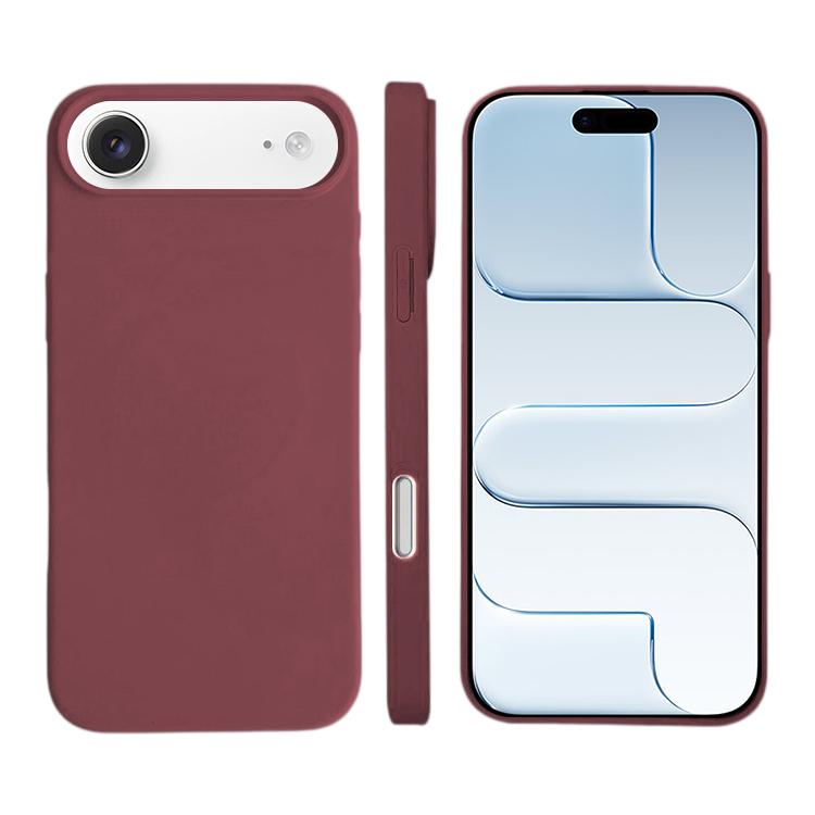 For iPhone Air Liquid Silicone Phone MagSafe Case - Plum - EDA007391224L