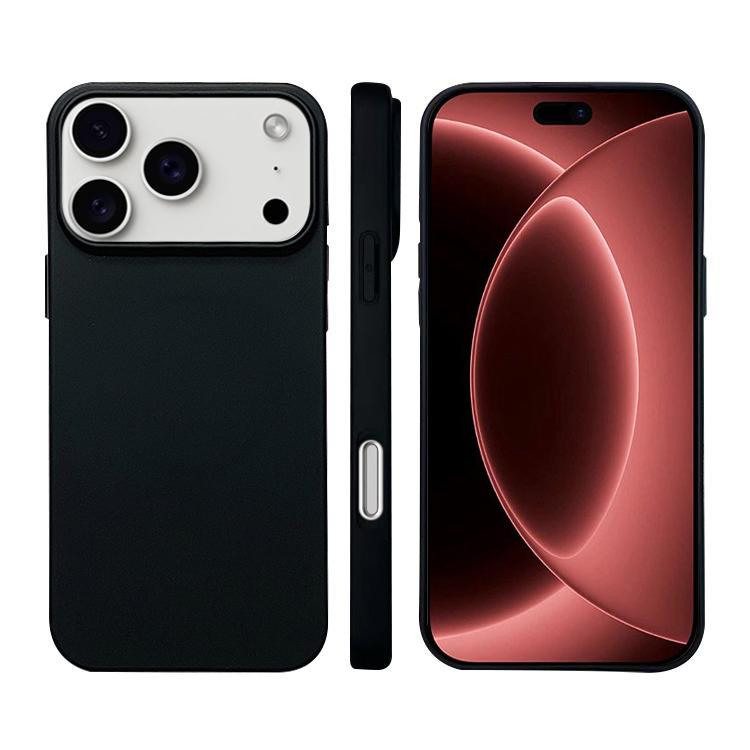 For iPhone 18 Pro Max Liquid Silicone Phone MagSafe Case - Black - EDA007391227I