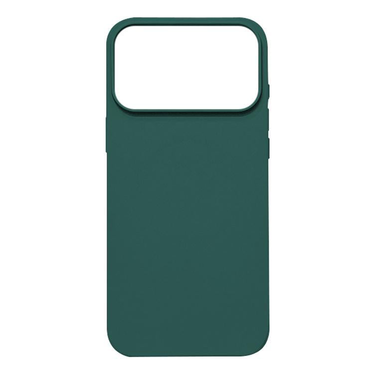 For iPhone 18 Pro Liquid Silicone Phone MagSafe Case - Dark Green - EDA007391228B