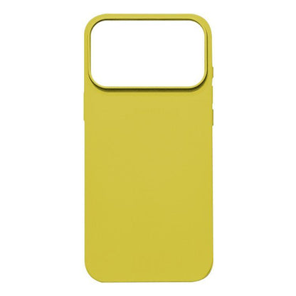 For iPhone 18 Pro Liquid Silicone Phone MagSafe Case - Yellow - EDA007391228F