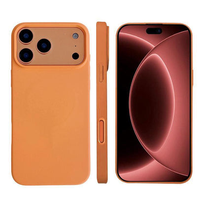 For iPhone 18 Pro Liquid Silicone Phone MagSafe Case - Orange - EDA007391228K