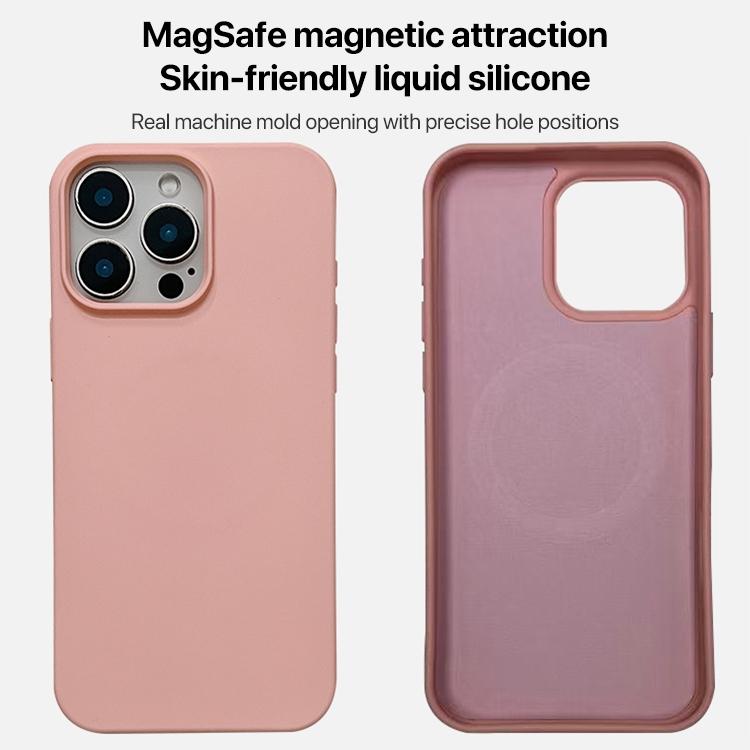 For iPhone Air Liquid Silicone Phone MagSafe Case - Plum - EDA007391224L