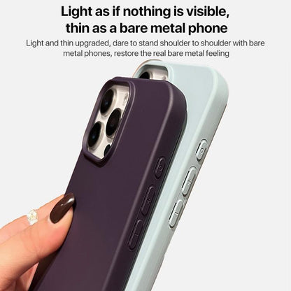 For iPhone 17 Liquid Silicone Phone MagSafe Case - Plum - EDA007391225L