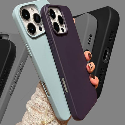 For iPhone 18 Pro Max Liquid Silicone Phone MagSafe Case - Plum - EDA007391227L