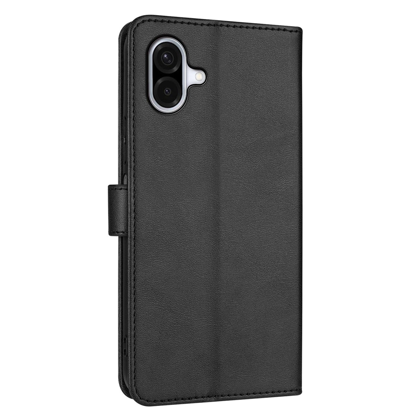 For Galaxy A08 5G / A07 5G AZNS Skin Feel Calf Texture Flip Leather Phone Case(Black)