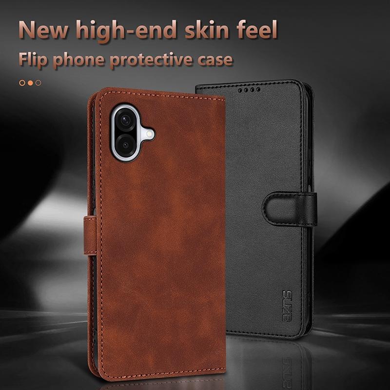 For Galaxy A08 5G / A07 5G AZNS Skin Feel Calf Texture Flip Leather Phone Case(Red)