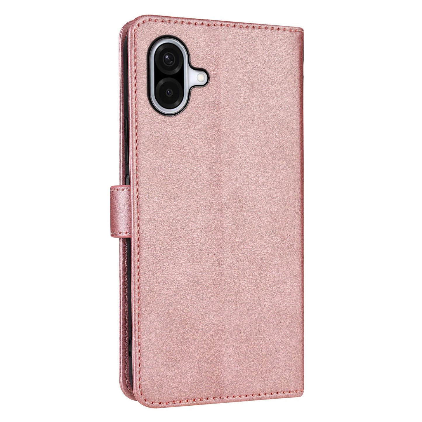 For Galaxy A08 5G / A07 5G AZNS Skin Feel Calf Texture Flip Leather Phone Case(Rose Gold)