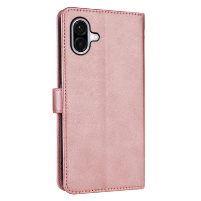 For Galaxy A08 5G / A07 5G AZNS Skin Feel Calf Texture Flip Leather Phone Case(Rose Gold)