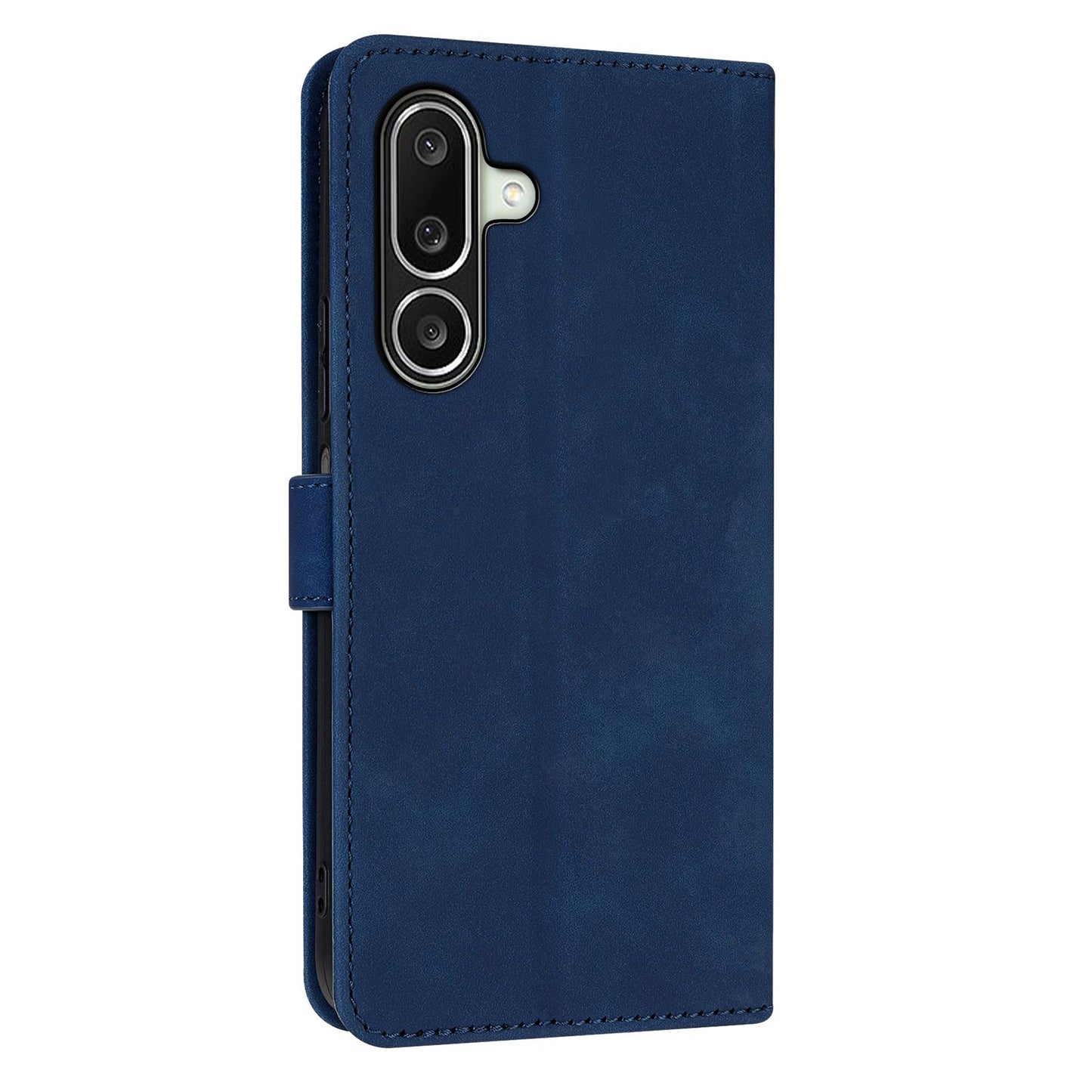 For Galaxy A27 5G AZNS Skin Feel Calf Texture Flip Leather Phone Case(Blue)