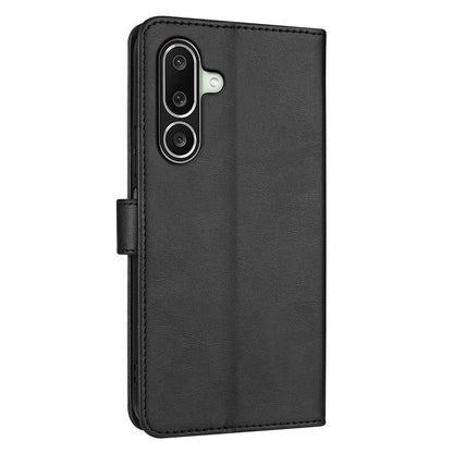 For Galaxy A27 5G AZNS Skin Feel Calf Texture Flip Leather Phone Case(Black)
