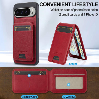 For Google Pixel 11 Pro XL LC.IMEEKE L3 Series Detachable RFID Card Bag Magsafe Phone Case(Red)