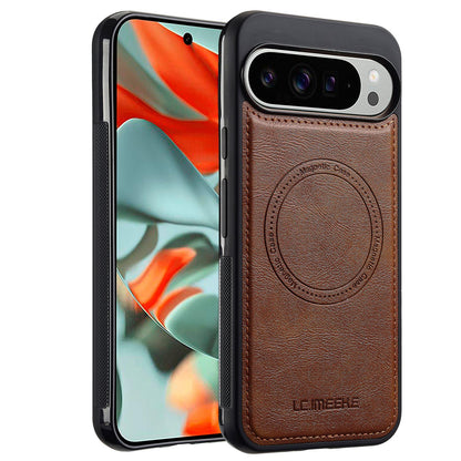 For Google Pixel 11 Pro XL LC.IMEEKE Magsafe Phone Case(Brown)