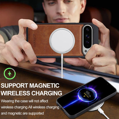 For Google Pixel 11 Pro XL LC.IMEEKE Magsafe Phone Case(Brown)