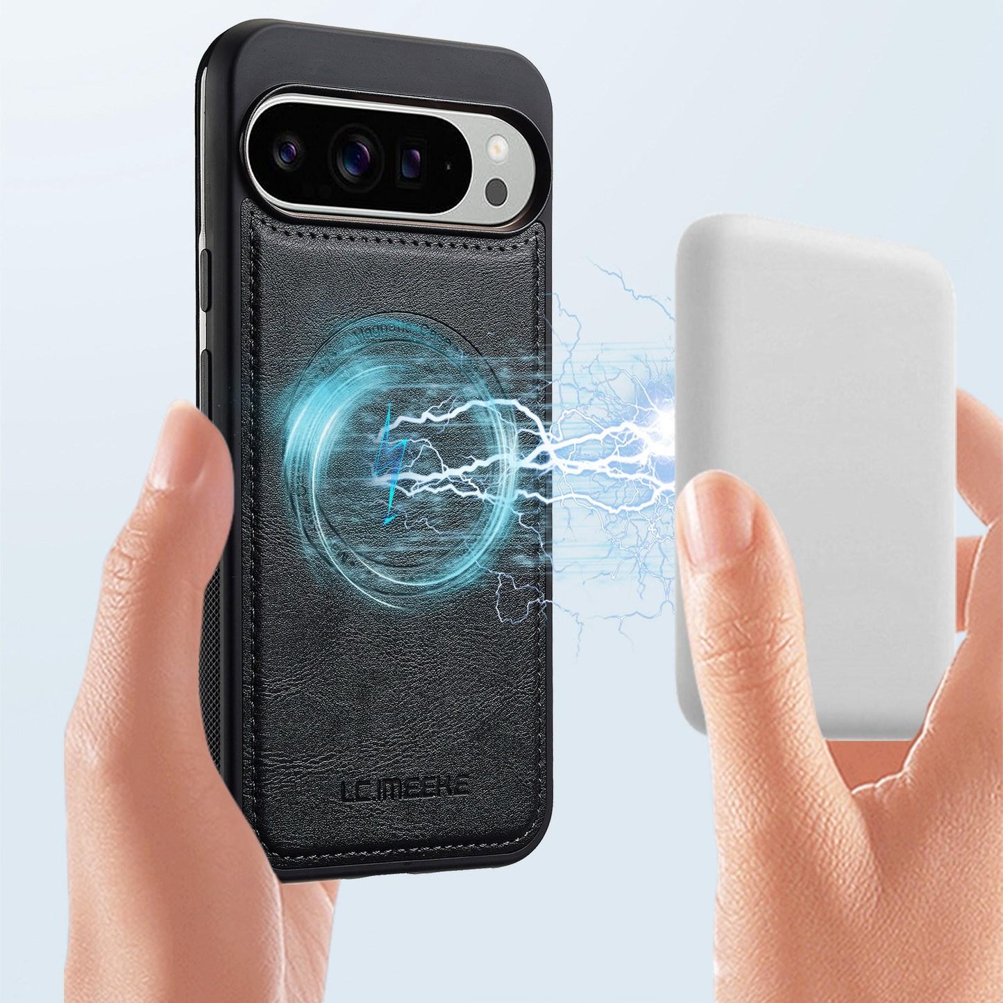 For Google Pixel 11 / 11 Pro LC.IMEEKE Magsafe Phone Case(Black)