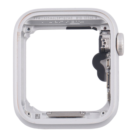 For Apple Watch Series 4 40MM LTE Aluminium Alloy Middle Frame Bezel Plate with Crown Spin Axis Flex Cable(Silver)
