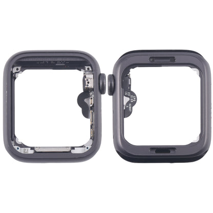 For Apple Watch Series 5 40MM LTE Aluminium Alloy Middle Frame Bezel Plate with Crown Spin Axis Flex Cable(Grey)