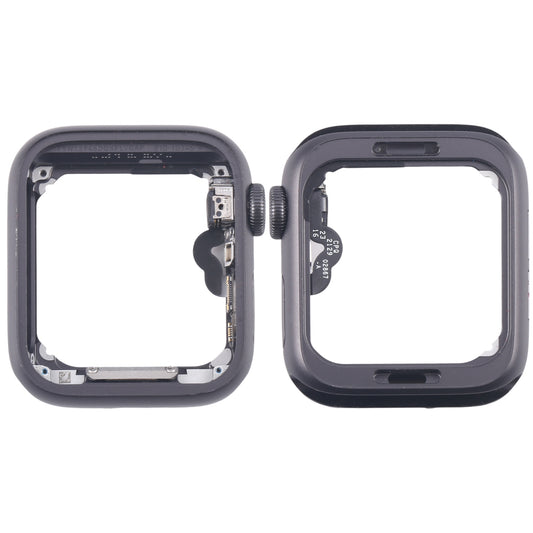 For Apple Watch Series 5 40MM LTE Aluminium Alloy Middle Frame Bezel Plate with Crown Spin Axis Flex Cable(Grey)