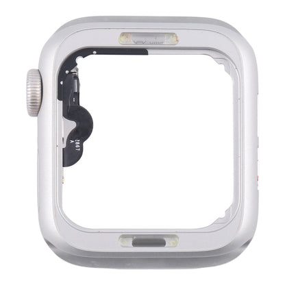 For Apple Watch SE 2020 40MM LTE Aluminium Alloy Middle Frame Bezel Plate with Crown Spin Axis Flex Cable(Silver)