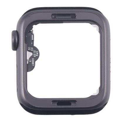 For Apple Watch Series 5 40MM GPS Aluminium Alloy Middle Frame Bezel Plate with Crown Spin Axis Flex Cable(Grey)