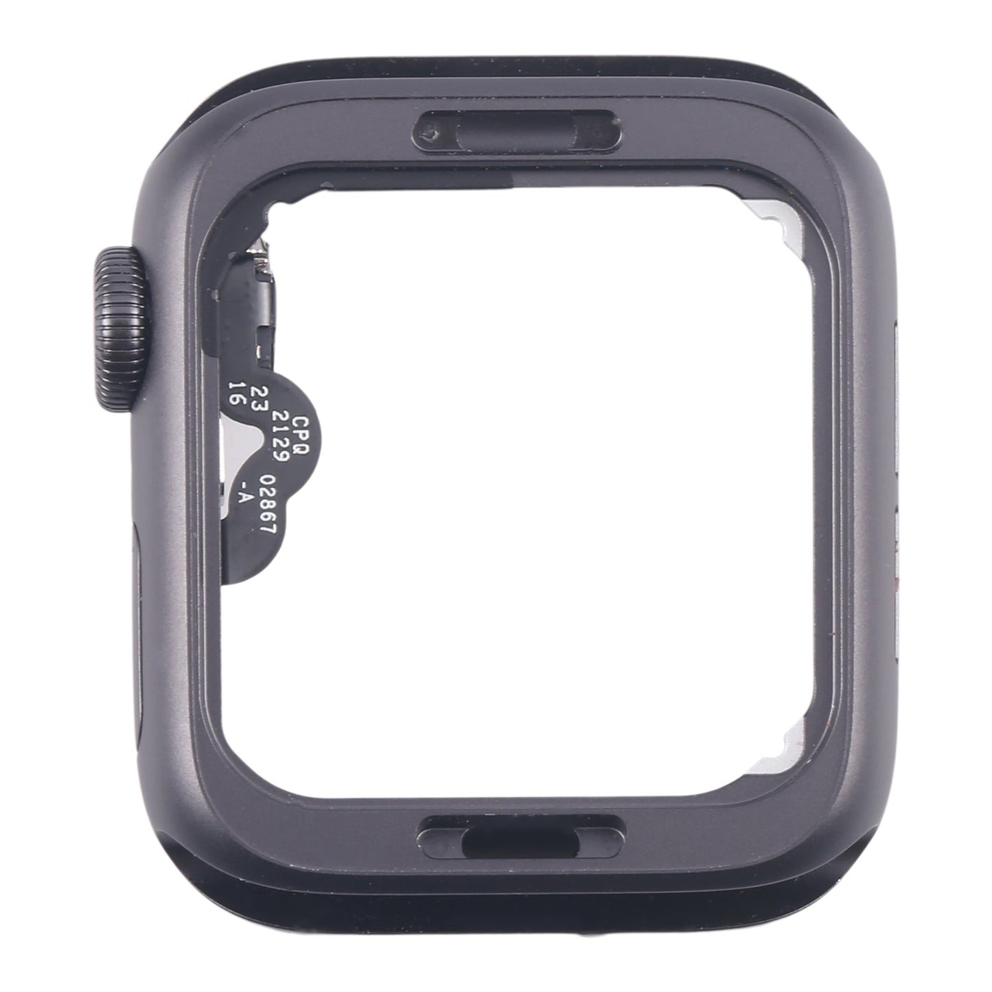 For Apple Watch SE 2020 40MM GPS Aluminium Alloy Middle Frame Bezel Plate with Crown Spin Axis Flex Cable(Grey)