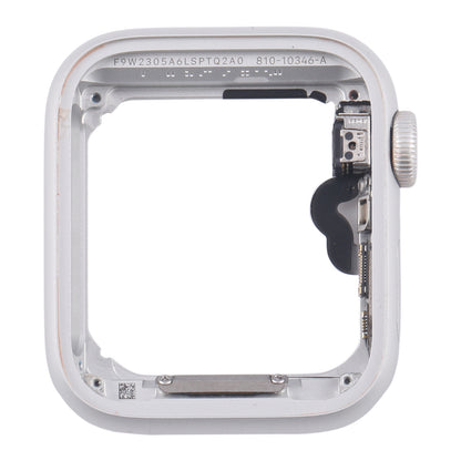 For Apple Watch Series 5 44MM GPS Aluminium Alloy Middle Frame Bezel Plate with Crown Spin Axis Flex Cable(Silver)