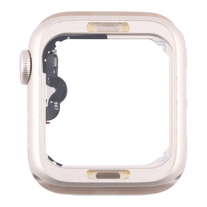 For Apple Watch SE 2022 40MM LTE Aluminium Alloy Middle Frame Bezel Plate with Crown Spin Axis Flex Cable(Starlight)