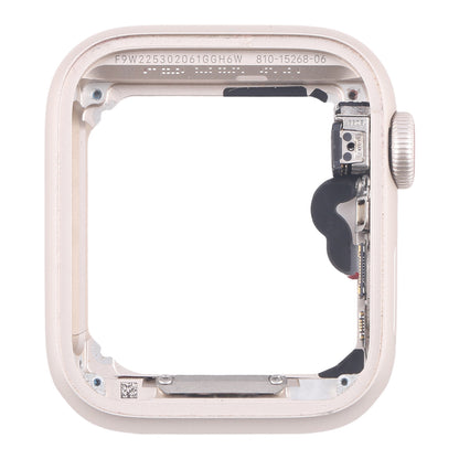 For Apple Watch SE 2022 40MM GPS Aluminium Alloy Middle Frame Bezel Plate with Crown Spin Axis Flex Cable(Starlight)