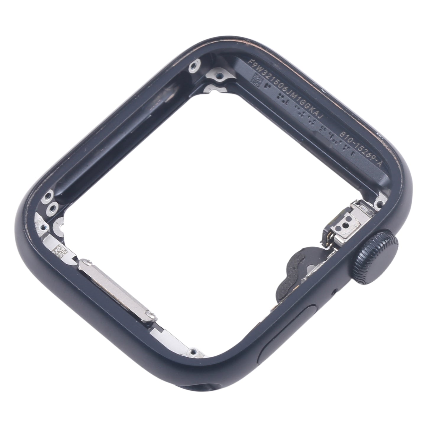 For Apple Watch SE 2022 44MM LTE Aluminium Alloy Middle Frame Bezel Plate with Crown Spin Axis Flex Cable(Midnight)