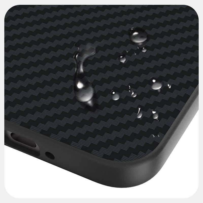 For OPPO Find X9 Pro ABEEL C Carbon Fiber Series 6D Micro Relief MagSafe Phone Case - Black - EDA007428610A