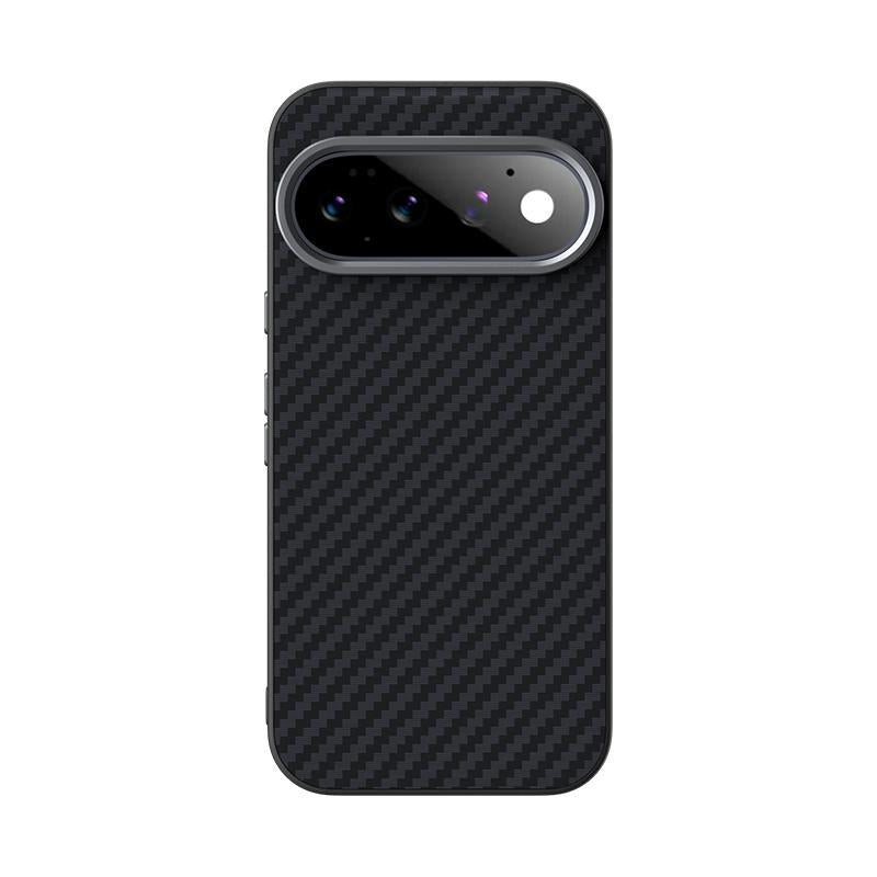 For Google Pixel 11 ABEEL C Carbon Fiber Series 6D Micro Relief MagSafe Phone Case - Black - EDA007429209A