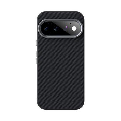 For Google Pixel 11 ABEEL C Carbon Fiber Series 6D Micro Relief MagSafe Phone Case - Black - EDA007429209A