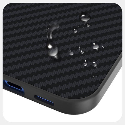 For Google Pixel 11 ABEEL C Carbon Fiber Series 6D Micro Relief MagSafe Phone Case - Black Red - EDA007429209B