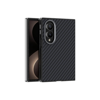 For Galaxy Z Fold8 5G ABEEL C Carbon Fiber Series 6D Micro Relief MagSafe Phone Case(Black)