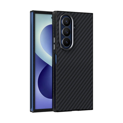 For Galaxy Z Fold8 Ultra 5G ABEEL C Carbon Fiber Series 6D Micro Relief MagSafe Phone Case(Black)