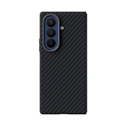 For Galaxy Z Fold8 Ultra 5G ABEEL C Carbon Fiber Series 6D Micro Relief MagSafe Phone Case(Black)
