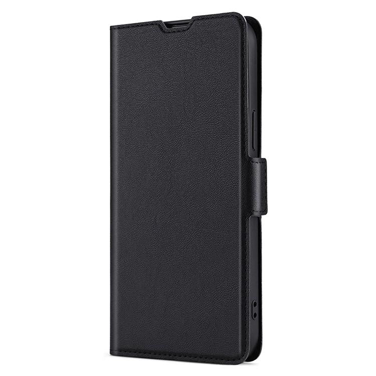 For Redmi K90 5G / Poco F8 Pro Ultra-thin Voltage Side Buckle Horizontal Flip Leather Phone Case(Black)