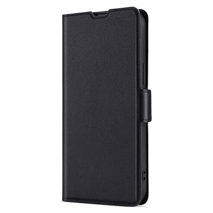 For Redmi K90 Pro Max 5G / Poco F8 Ultra Ultra-thin Voltage Side Buckle Horizontal Flip Leather Phone Case(Black)