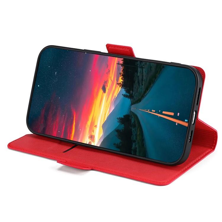 For Redmi K90 Pro Max 5G / Poco F8 Ultra Ultra-thin Voltage Side Buckle Horizontal Flip Leather Phone Case(Red)