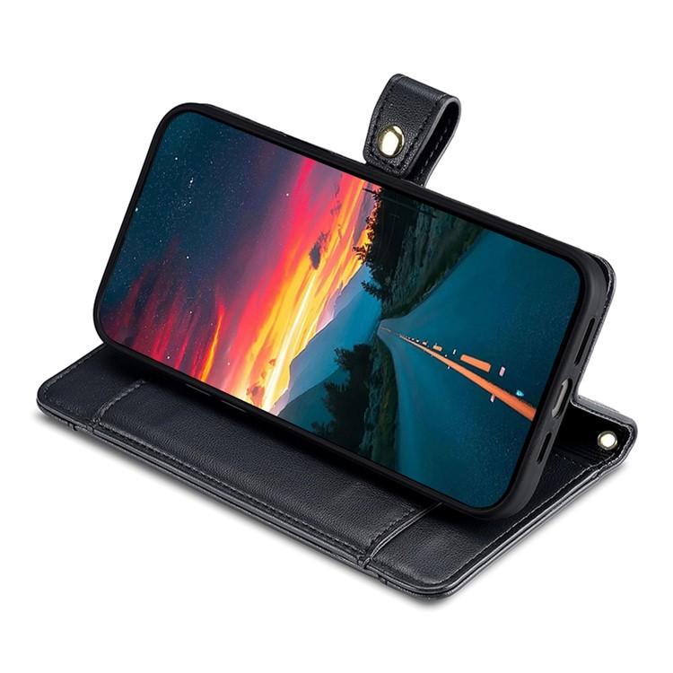 For Redmi K90 Pro Max 5G / Poco F8 Ultra Sheep Texture Cross-body Zipper Wallet Leather Phone Case(Black)