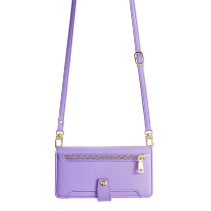 For Redmi K90 Pro Max 5G / Poco F8 Ultra Sheep Texture Cross-body Zipper Wallet Leather Phone Case(Purple)
