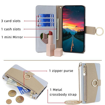 For Redmi K90 Pro Max / Poco F8 Ultra Crossbody Litchi Texture Leather Phone Case(Blue)