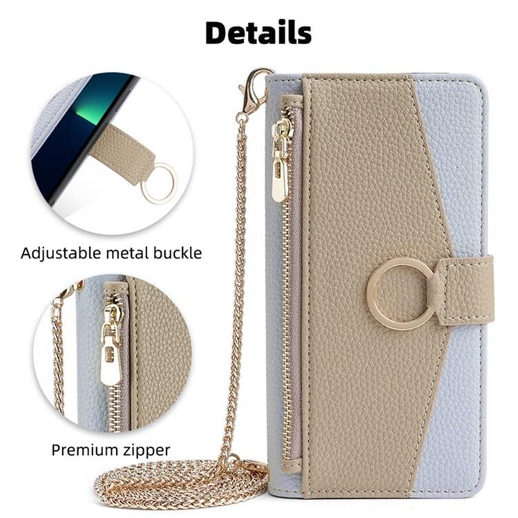For Redmi K90 Pro Max / Poco F8 Ultra Crossbody Litchi Texture Leather Phone Case(Blue)