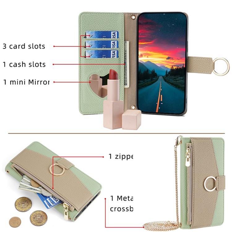 For Redmi K90 Pro Max / Poco F8 Ultra Crossbody Litchi Texture Leather Phone Case(Green)
