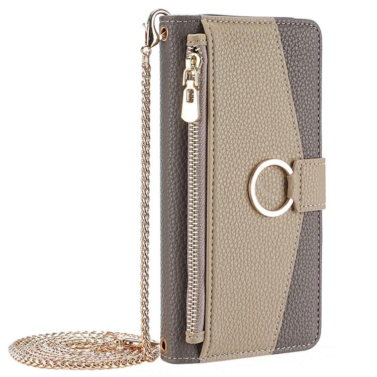 For Redmi K90 Pro Max / Poco F8 Ultra Crossbody Litchi Texture Leather Phone Case(Grey)